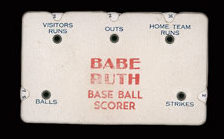 1934 Quaker Oats Premium Babe Ruth Scorer